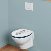 BANC DE SARDINES, abattant WC Diplomat en bois compressé