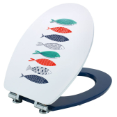 BANC DE SARDINES, abattant WC Diplomat en bois compressé