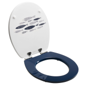 BANC DE SARDINES, abattant WC Diplomat en bois compressé