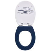 BANC DE SARDINES, abattant WC Diplomat en bois compressé