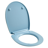 BLEU NORDIQUE, abattant WC Marbella en thermoplastique