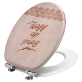 BORD DE MER, abattant WC Woody en bois compressé