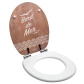 BORD DE MER, abattant WC Woody en bois compressé