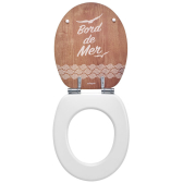 BORD DE MER, abattant WC Woody en bois compressé