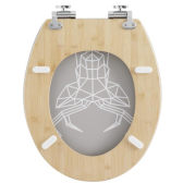 DIPLOMAT CERF, abattant WC Diplomat en bois compressé