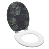 DARK JUNGLE, abattant WC en bois compressé