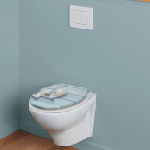 FISH, abattant WC Woody en bois compressé