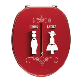 GENT LADIES, abattant WC Woody en bois compressé