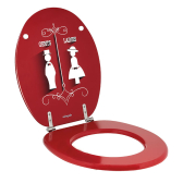 GENT LADIES, abattant WC Woody en bois compressé