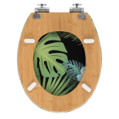MARBRE DORÉ, abattant WC Diplomat en bois compressé