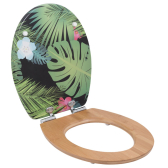 DIPLOMAT JUNGLE, abattant WC  Diplomat en bois compressé