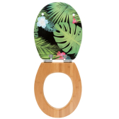 DIPLOMAT JUNGLE, abattant WC  Diplomat en bois compressé