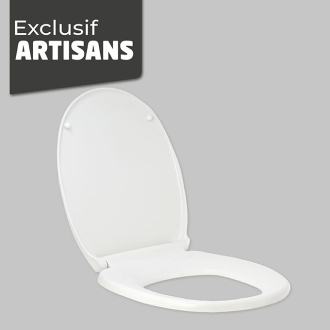 Abattant WC Blanc Universel Wirquin Serenessimo 20718012
