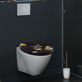 TROPICAL, abattant WC Woody en bois compressé