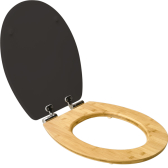 BLACK BAMBOO, abattant WC Diplomat en bois compressé