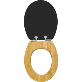 BLACK BAMBOO, abattant WC Diplomat en bois compressé