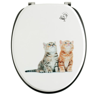 CHATONS, abattants WC Woody en bois compressé