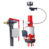 Chasse d'eau double chasse EASY à câble et robinet flotteur servo-valve JOLLYFILL