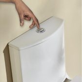 Mécanisme double chasse FLEXIFLOW, labellisé Longtime® avec robinet flotteur JOLLYFILL alimentation latérale