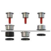 Mécanisme double chasse FLEXIFLOW, labellisé Longtime® avec robinet flotteur JOLLYFILL alimentation latérale