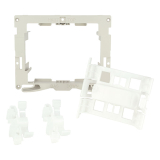 Kit accroche plaque de commande WC suspendu Wirquin