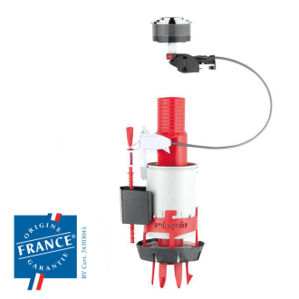 EASY, mécanisme de wc double chasse à câble