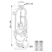 Mécanisme MVB00 double poussoir à étrier