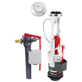 MWB3, mécanisme de wc double chasse et robinet flotteur Jollyfill latéral