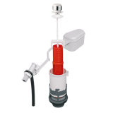 MX+F12, mécanisme de wc simple chasse à tirette + robinet flotteur à levier latéral