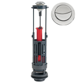 Mécanisme Wirquin One NF à étrier avec bouton double poussoir
