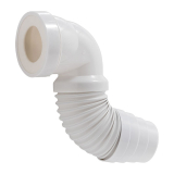 Pipe WC coudée extensible sans piquage