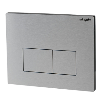 Plaques de commande DESIGN chromée mate pour wc suspendu