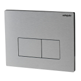 Plaques de commande DESIGN chromée mate pour wc suspendu