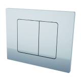 Plaques de commande SQUARE chromée mate pour wc suspendu