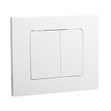 SQUARE, plaque de commande double chasse pour wc suspendu