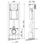 COMPACT PLUS, WC suspendus universel