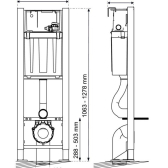 SMART ROCK, WC suspendus universel