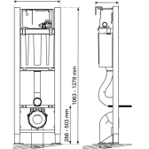 SMART ROCK, WC suspendus universel