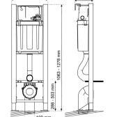 SMART ROCK, WC suspendus universel