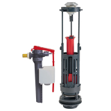 Mécanisme Wirquin One NF à étrier avec bouton double poussoir + robinet flotteur Jollyfill NF