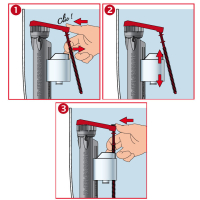 JOLLYFILL FB150TL3, robinet flotteur alimentation basse/servo-valve télescopique