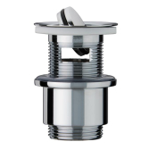 Bonde de lavabo à clapet rotatif