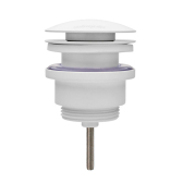 Bonde Quick-clac avec corps de bonde sans trop-plein pour lavabo encastré