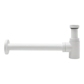 LINÉIS MINI, siphon de lavabo design en laiton chromé