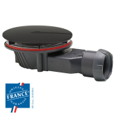 Bonde de douche SLIM+ dôme ABS pour receveur extraplat