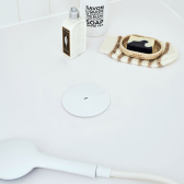 Bonde de douche SLIM+ dôme ABS pour receveur extraplat