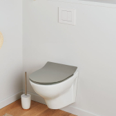 TAUPE, abattant WC Amiral en thermodur