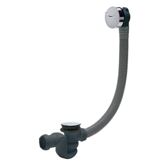 Vidage de baignoire à câble avec siphon Cobra, finition ABS