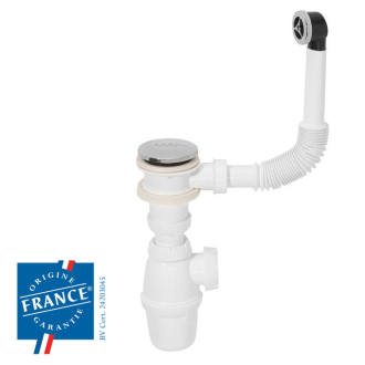Ensemble fermeture Quick-clac pour lavabo