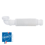 SENZO, siphon de lavabo souple à membrane